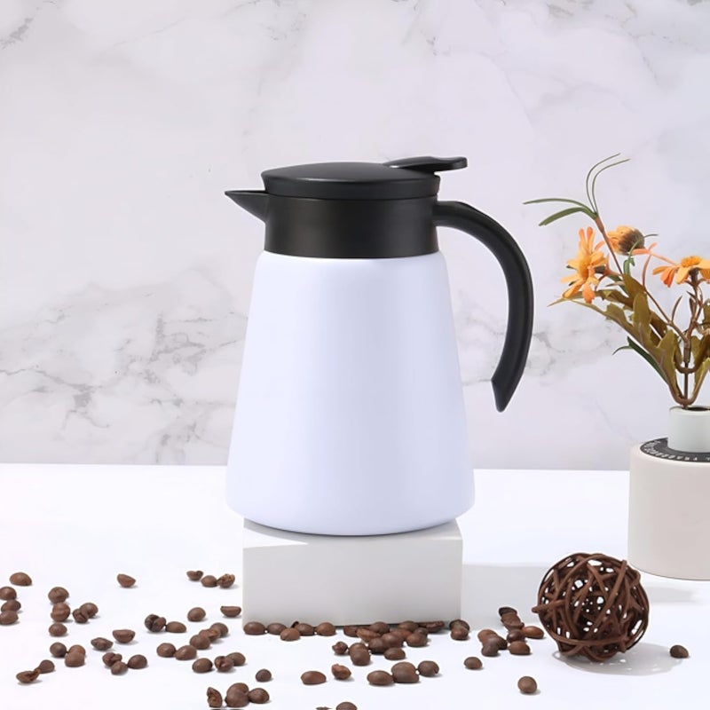 Vacuum Insulated Carafe - Enjoy perfectly moderate beverages on the go with this insulated jug, designed to maintain temperature for extended periods, ideal for hot and cold beverages (1000ml)